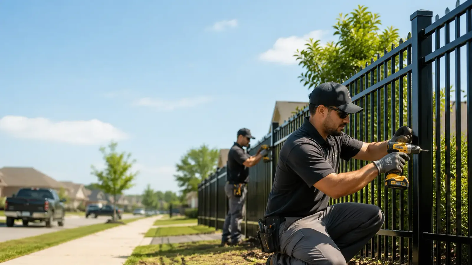 Metal Fence Installation in Calhoun, LA